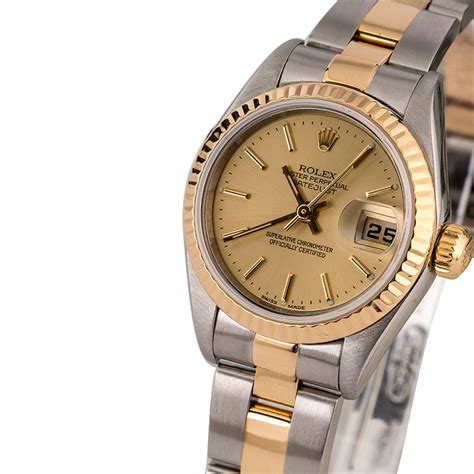 womens two tone rolex datejust